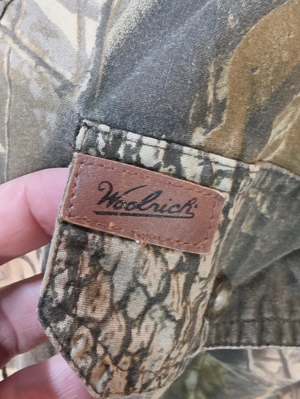 Vintage Woolrich Camo Button-down Shirt